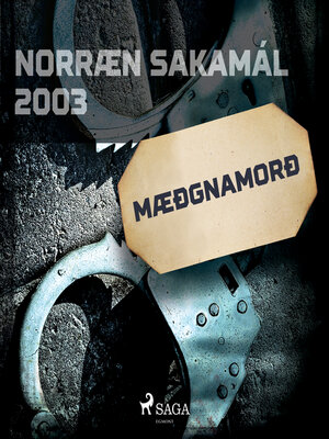 cover image of Mæðgnamorð